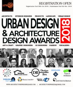 URBAN DESIGN & ARCHITECTURE DESIGN AWARDS 2018